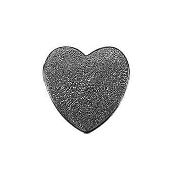 Model 630-B110, sort hjerte med diamant overflade hos Guldsmykket.dk